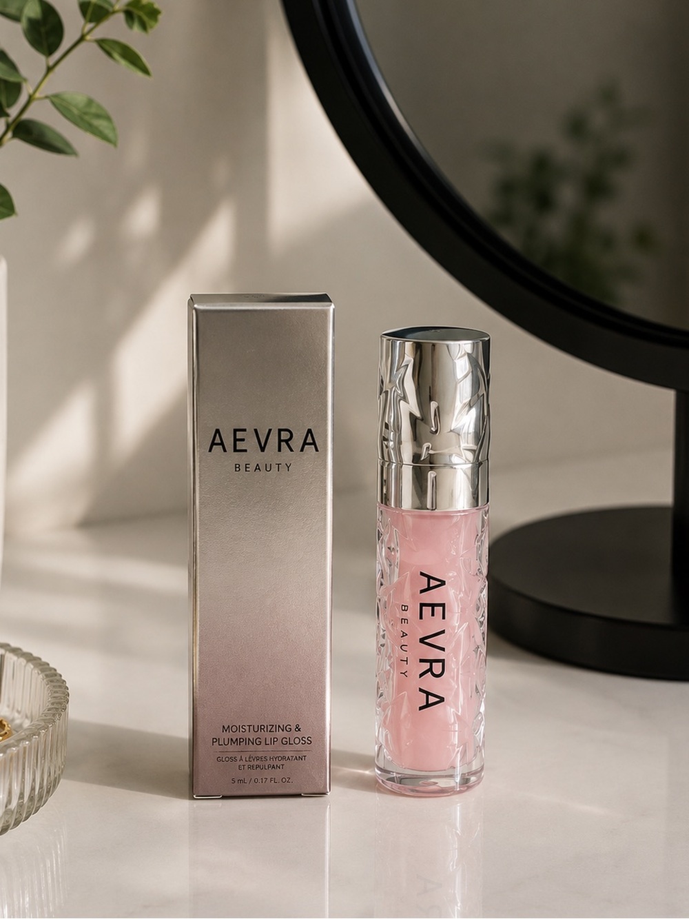 Moisturizing Plumping Lip Gloss — Pink